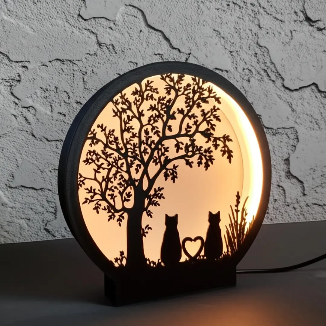 Lámpara Gatos