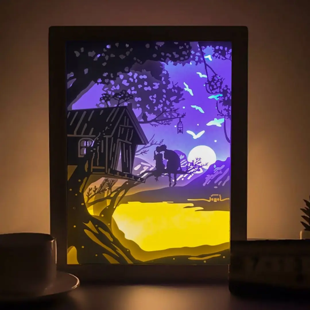 Arte en sombras -  caja personalizable