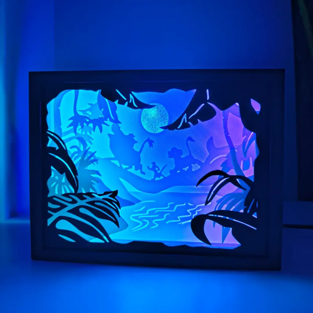 Arte en sombras - Rey León